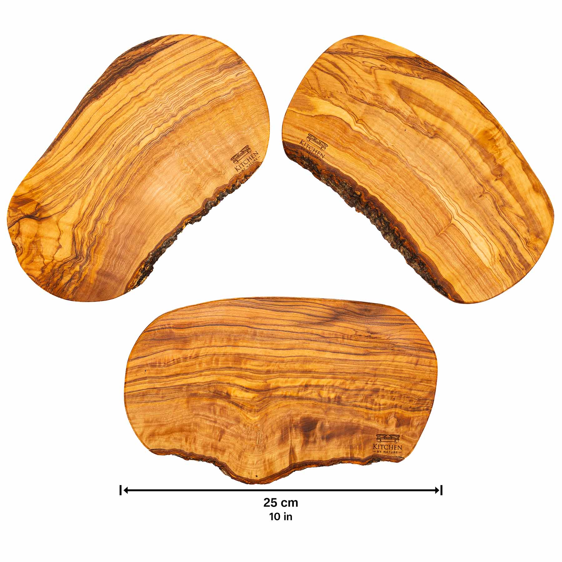 Frühstücksbrettchen – 3er Set (25 cm)