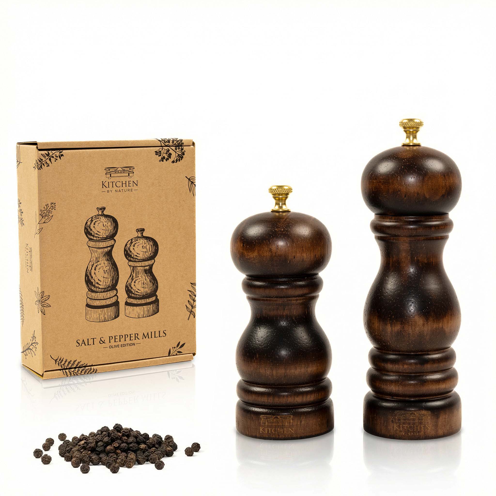 Salz- & Pfeffermühlen Set (16 / 13 cm)