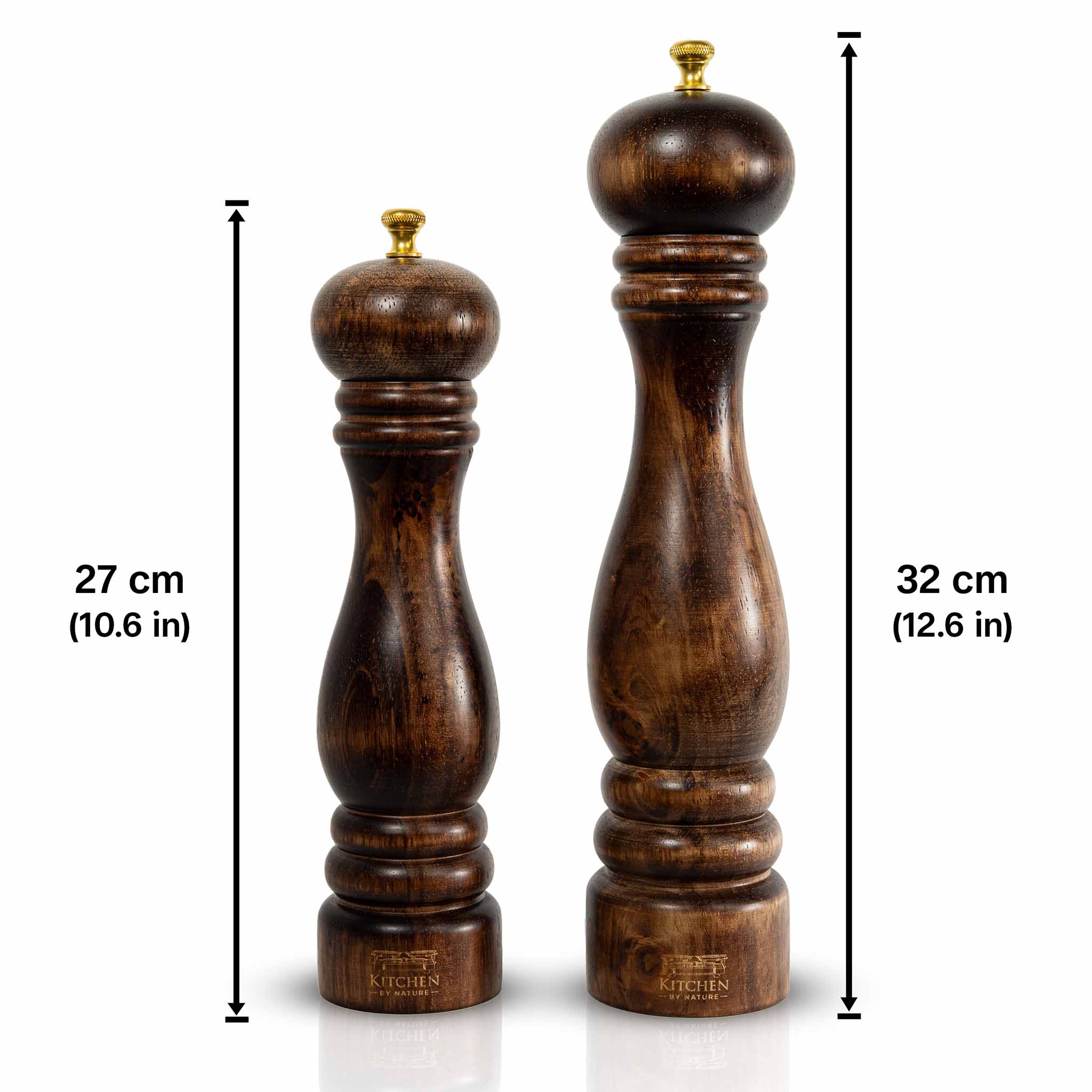 Salz- & Pfeffermühlen Set (32 / 27 cm)