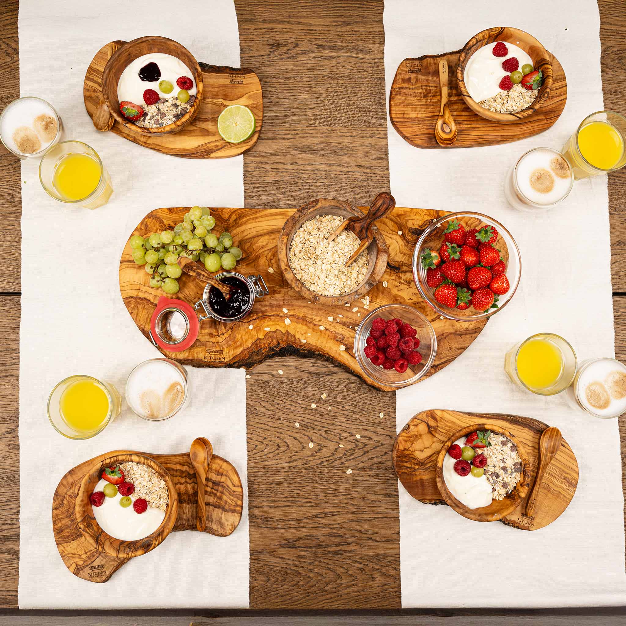 Frühstücksbrettchen – 3er Set (25 cm)