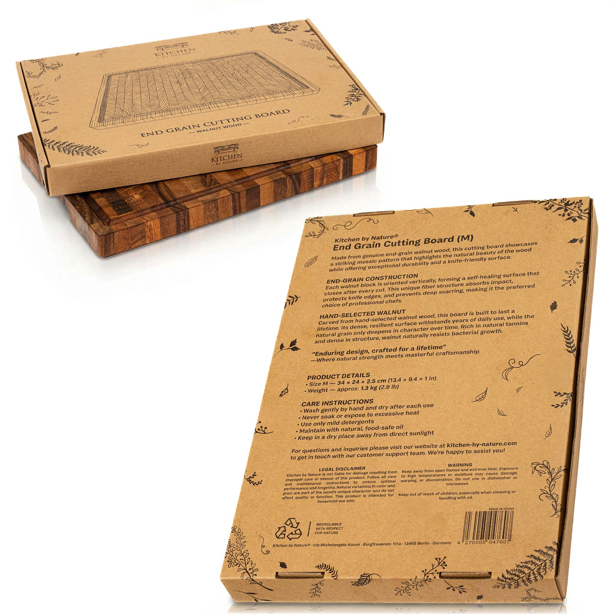 Walnuss Schneidebrett